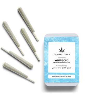 Cannaflower White CBG 5 Pack Effects at a glance