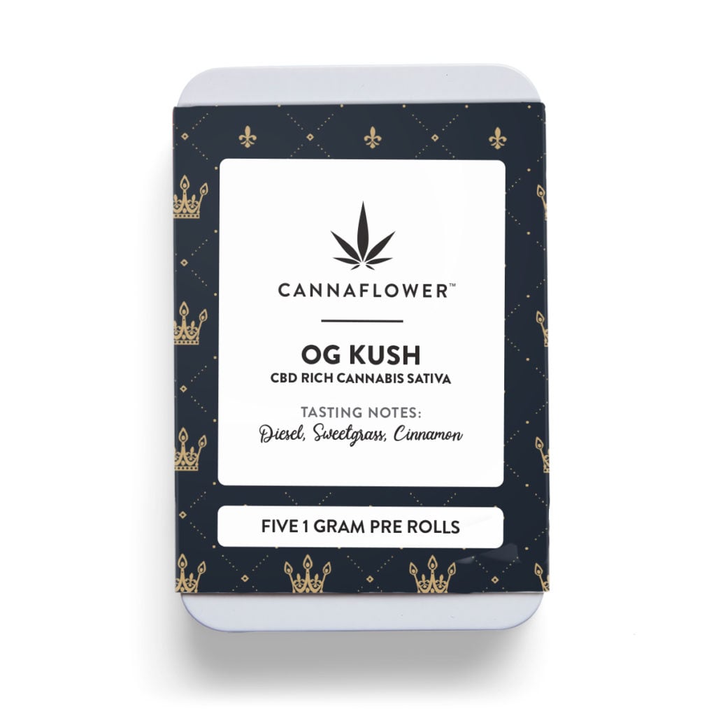 OG Kush CBD PreRolls (5 pack) CBD Joints
