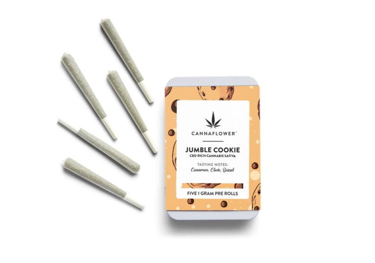 Christmas Gift Wrap 5 Pack CBD & CBG Joints