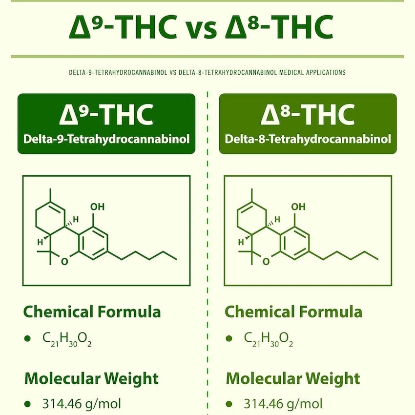 Delta 8 versus Delta 9