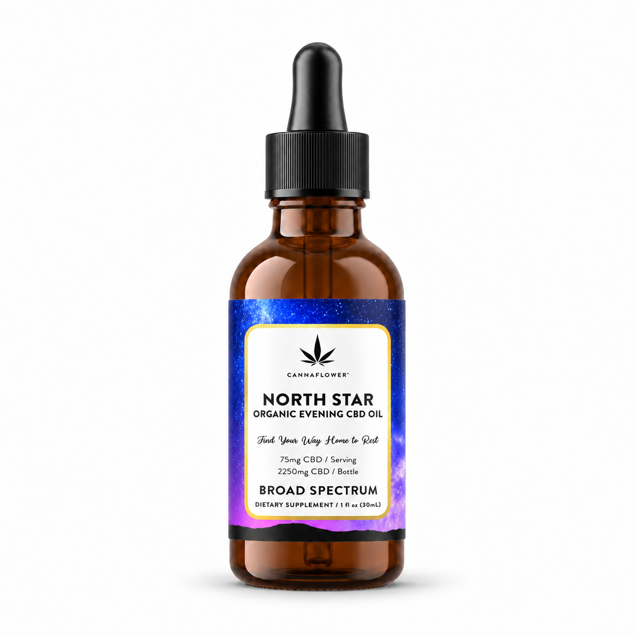 North Star – Organic Broad Spectrum CBD Oil